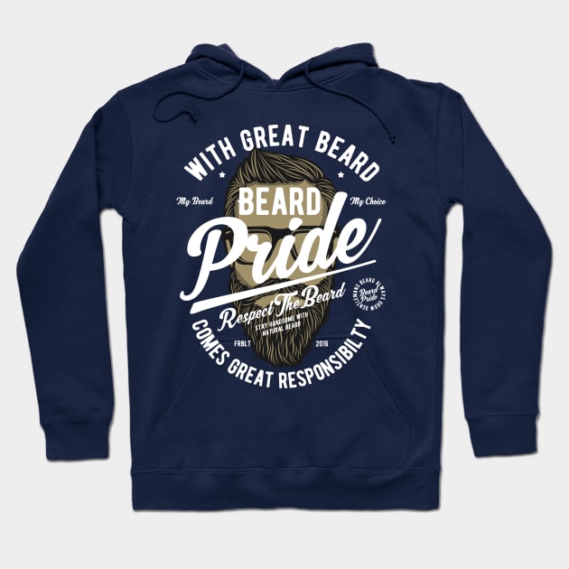 Beard Pride Hoodie by lionkingdesign